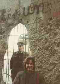Berlin Wall, February 1990